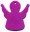 Small Purple Harmony Angel